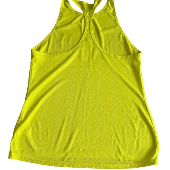 ATHLETA Bright Yellow Racerback Workout Tank Top Size Medium - Picture 5 of 5